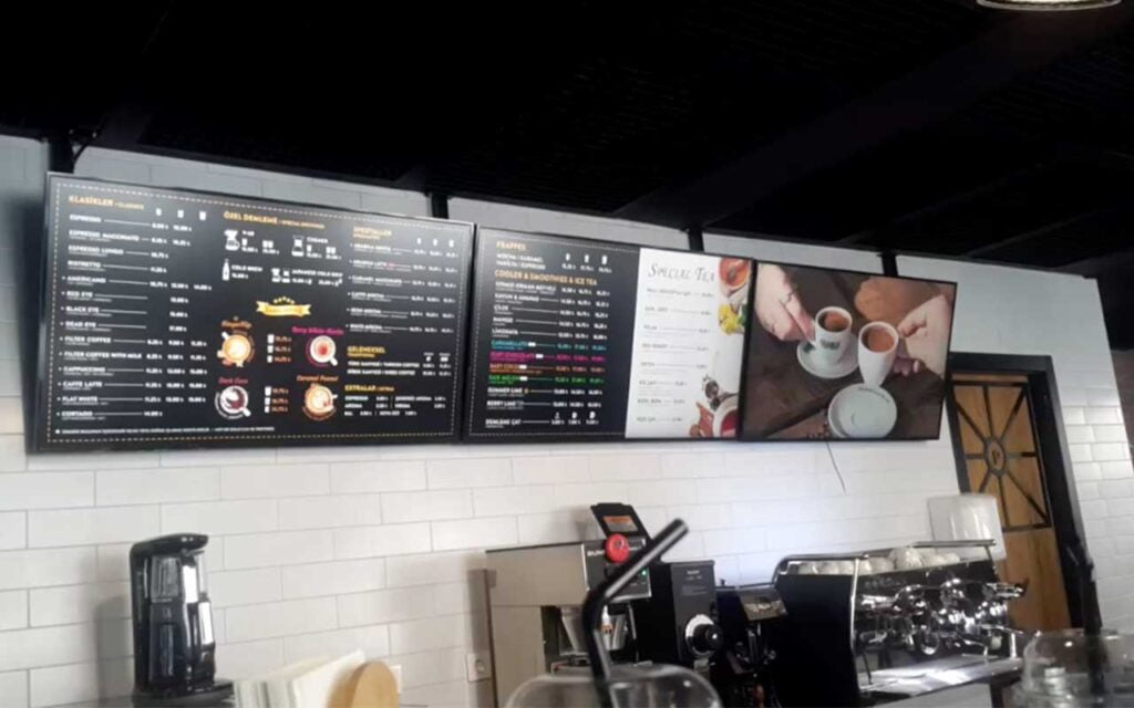 Arabi̇ca Coffee House Digital Signage Ekran