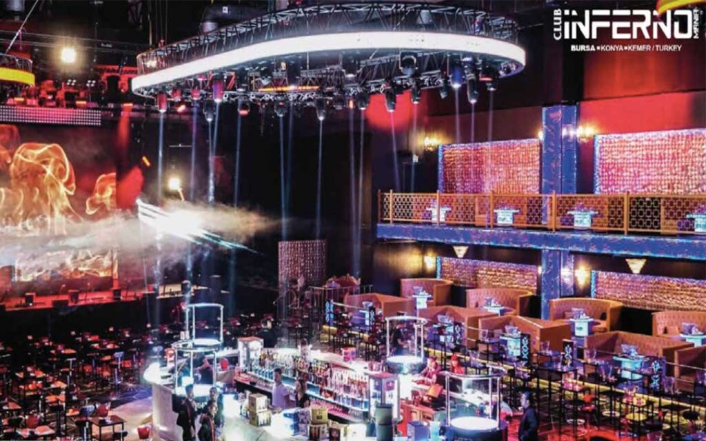 Inferno Club LED Ekran Digital Signage